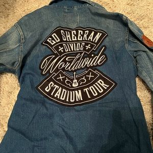 Ed Sheeran Divide World Tour Denim Jacket